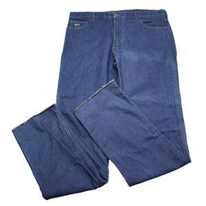 Lapco Jeans Mens 42 x 41 Blue Flame Resistant FR Denim Cargo Work Unfinished New